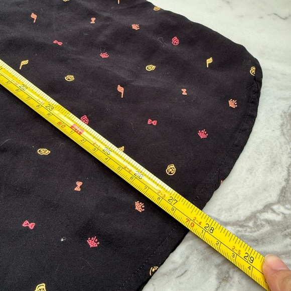 Harley-Davidson Women's Short Sleeve Black Printed and Embroidered Button Down - Picture 7 of 9